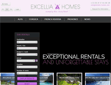 Tablet Screenshot of excellia-homes.com